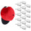 Hat Rack 16Pack Adhesive Hat Hooks for Wall No Drilling Strong Hold ShapePreserving White 1