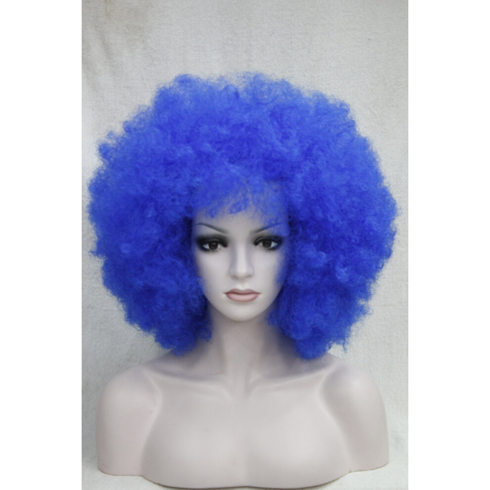 Unisex Pink Short Afro Kinky Curly Synthetic Wig For Women With Instant Volume Candy Color Cosplay