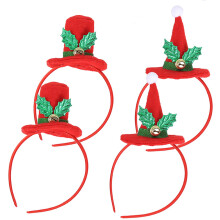 Christmas Headbands Set for Adults and Kids, 2 Witch Hats and 2 Hats Holiday Party Headwear