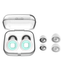 Artvive Motorcycle Earplugs Motorcycle Earplugs Wind Hearing Protection Motorcyclists 24 DB Reduces Wind Noise [db] White