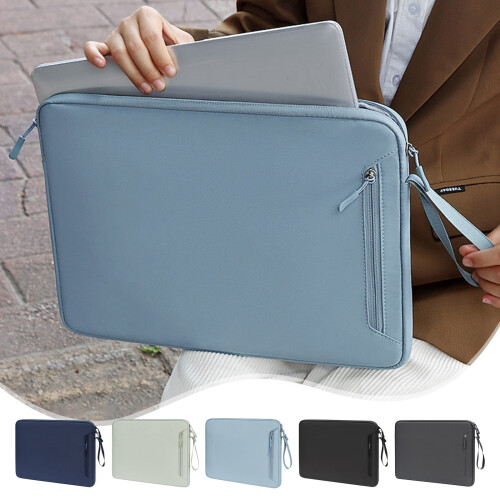 Jacenvly 14.1-15.4" Laptop Bag Compatible with Universal Tablets - Shockproof, Waterproof, Scratch-Resistant, Double-Layer Storage