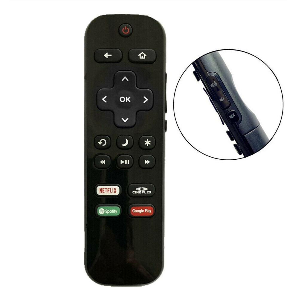 Remote For Insignia Roku Tv Spotify Ns-32Dr420na16, Ns-50Dr710na17 9104899297174