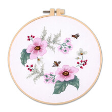 Zriyin DIY Embroidery kit hoop Cross stitch kit Embroidery Tool Starter Kit