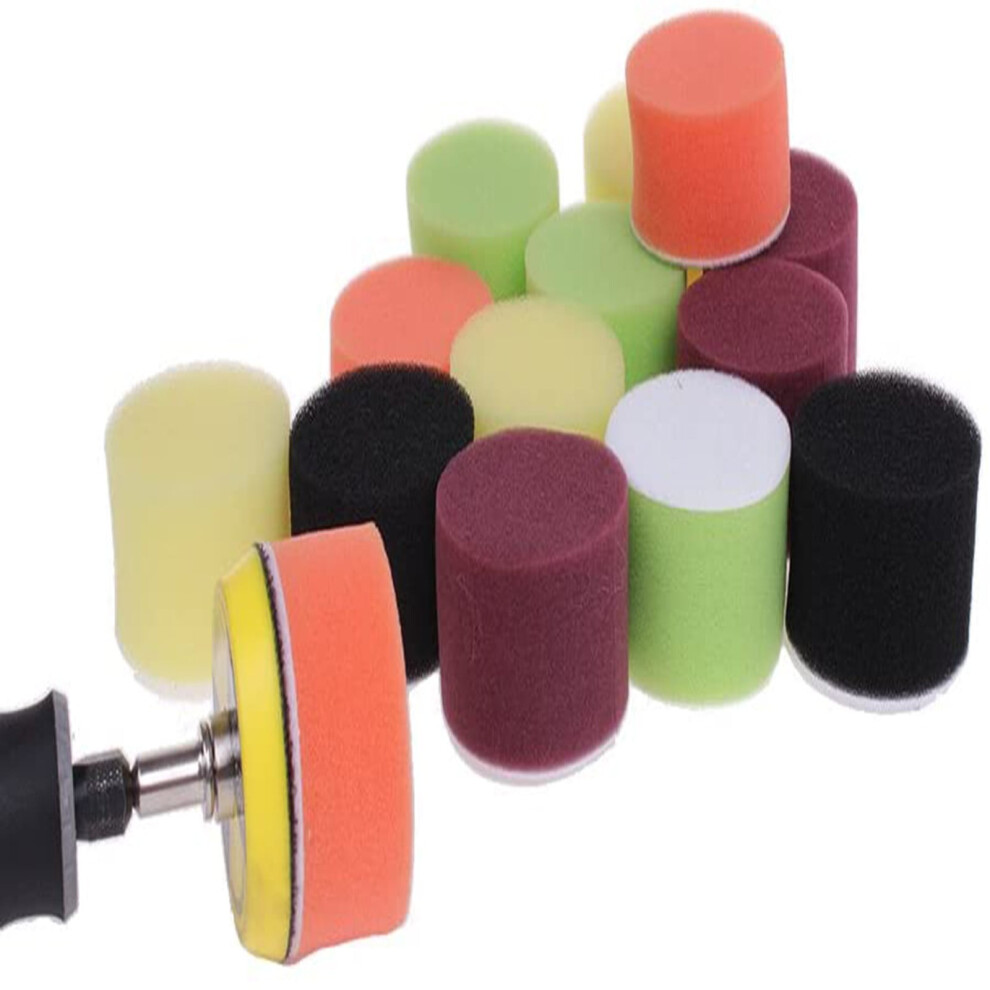 Tarmeek Cleaning Supplies,2 Inch Car Polishing Disc Flat Sponge Polishing Wheel Waxing Tool Set Of 16,Household On Clearance 9104899300416