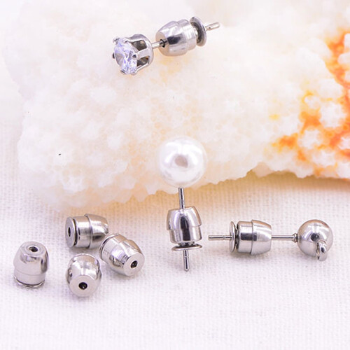 Earring Support Backs Screw Earring Backs Secure Hypoallergenic Secure Earring Backs No Fading Comfort Earring Backs 1