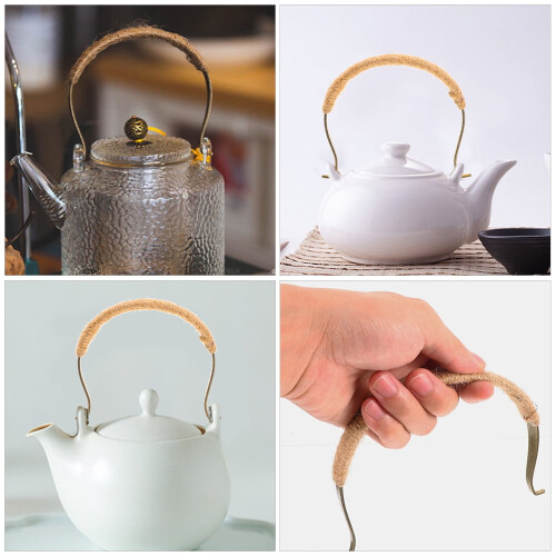 2pcs Water Kettle Handle Tea Kettle Handle Retro Tea Kettle Handle Vintage Tea Kettle Handle (L) 1