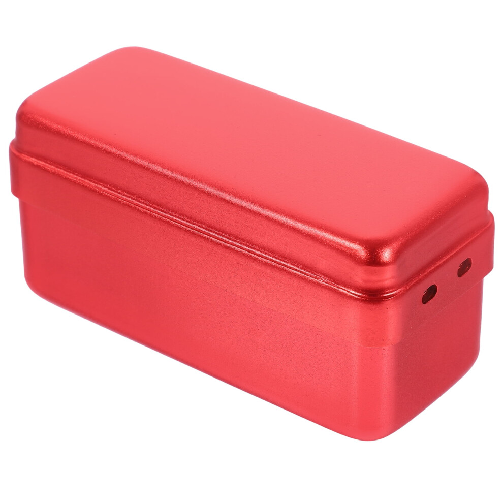 Autoclave 72-hole Car Seat Needle Sterilization Box Dentist Tool Storage (white) High Pressure Aluminum Alloy Reusable Use