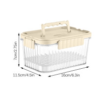 Fnyoxu Picnic Refrigerated Preservation Box Food Storage Box with fork Childrens Complementary Food Sealed Box Fruit Box