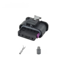 10 Sets 5 Pin Automotive Waterproof Connector PA66 Car Electrical Socket Corrosion Resistant