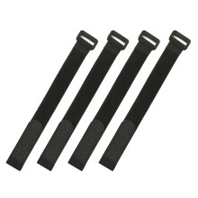 ZHAOYIQ 20Pcs Adjustable Cable Straps for Cord Organization and Storage (Black)