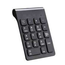 Wireless Numeric Keypad, Mini 2.4G 18 Keys Number Pad Portable Silent Financial Accounting Numeric Keypad for Laptop, PC, Desktop, Notebook