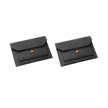 2X Soft Business Bag Case for Air Pro Retina 13 Laptop for Tablet Bag Dark Gray
