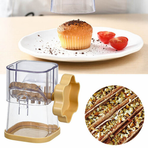 Manual Nut Chopper, Multifunctional Nut Grinder & Dry Fruit Cutter, Compatible with Pecans, Hazelnuts, Turmeric - Sturdy Kitchen Tool 1