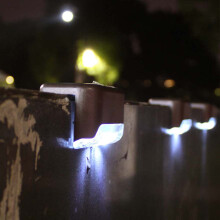 Ozmmyan Wall Light Solar Power PIR Motion Sensor Wall Light Outdoor Garden Lamp 4pc Clearance