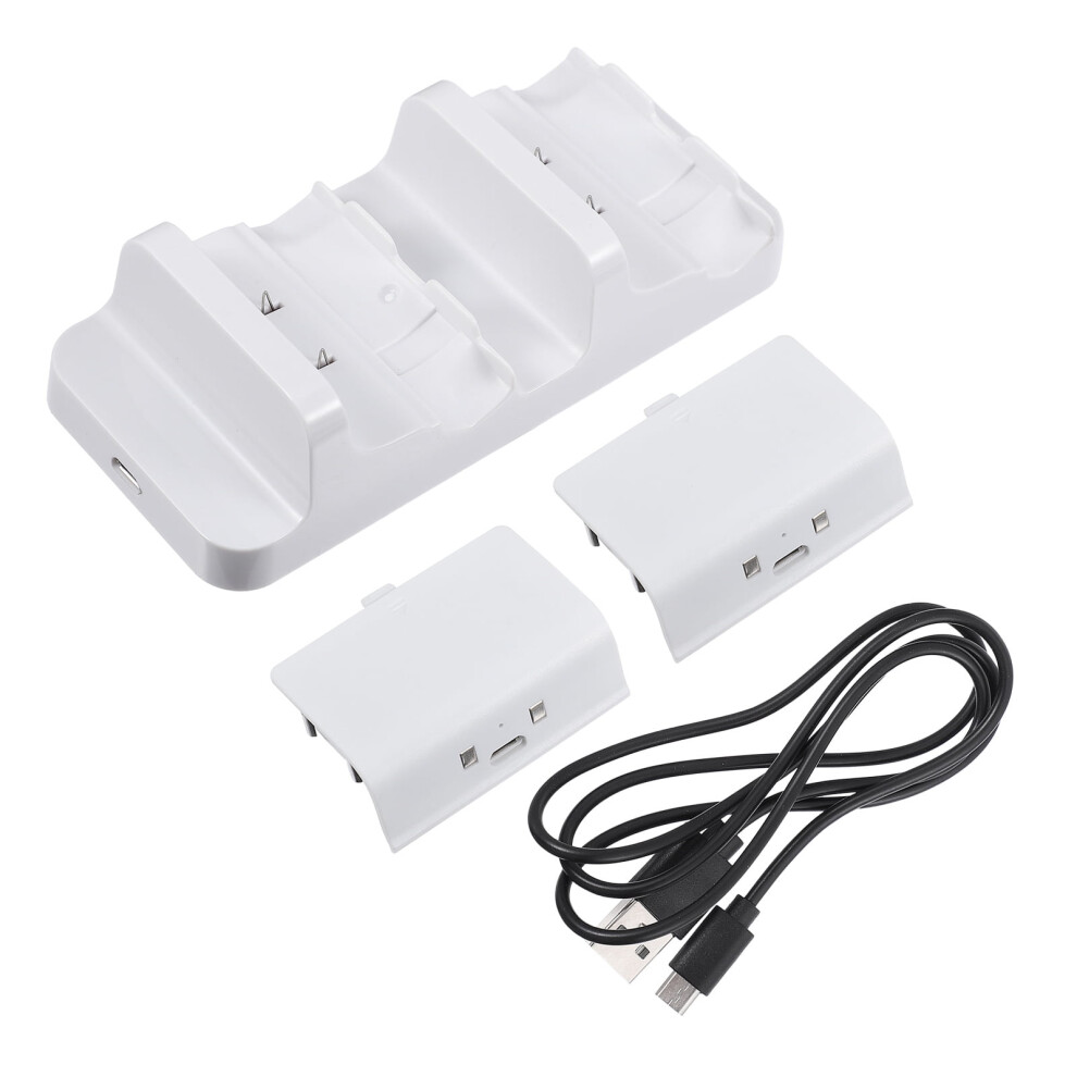 Charger Plastic Controller Charging Dock Wireless Chargeable Batteries Station Abs White 9499224750579