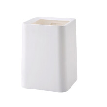 Clearance! Trash Can Kitchen Trash Can Without Lid 2-Layer Detachable Bathroom Garbage Can Home Uncovered Wastebasket Trash Bins White