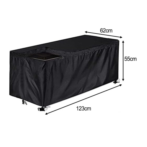 Fire Pit Cover,Rectangular Firepit Fireplace Table Patio Fire Pit Covers for Propane Fire Pit Table,47x24x21 Inch