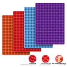 Silicone Baking Mat Nonstick Pan Hemisphere Cooking Mat Baking Mould for Dog Biscuits and Treats Baking Paper Bakeware Tool