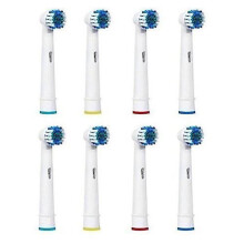 Replacement brush heads for Oral B / 8 electric toothbrush heads / For Braun Oral B toothbrush heads