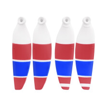 jixopn 1 Pair Replacement Props White with Red+Blue Stripes for DJI Mavic Mini 2