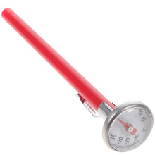 COSLUS Car Interior Decoration Clock Shape Mechanical Thermometer Car Styling Interior Accessories for Car Decoration (Red)