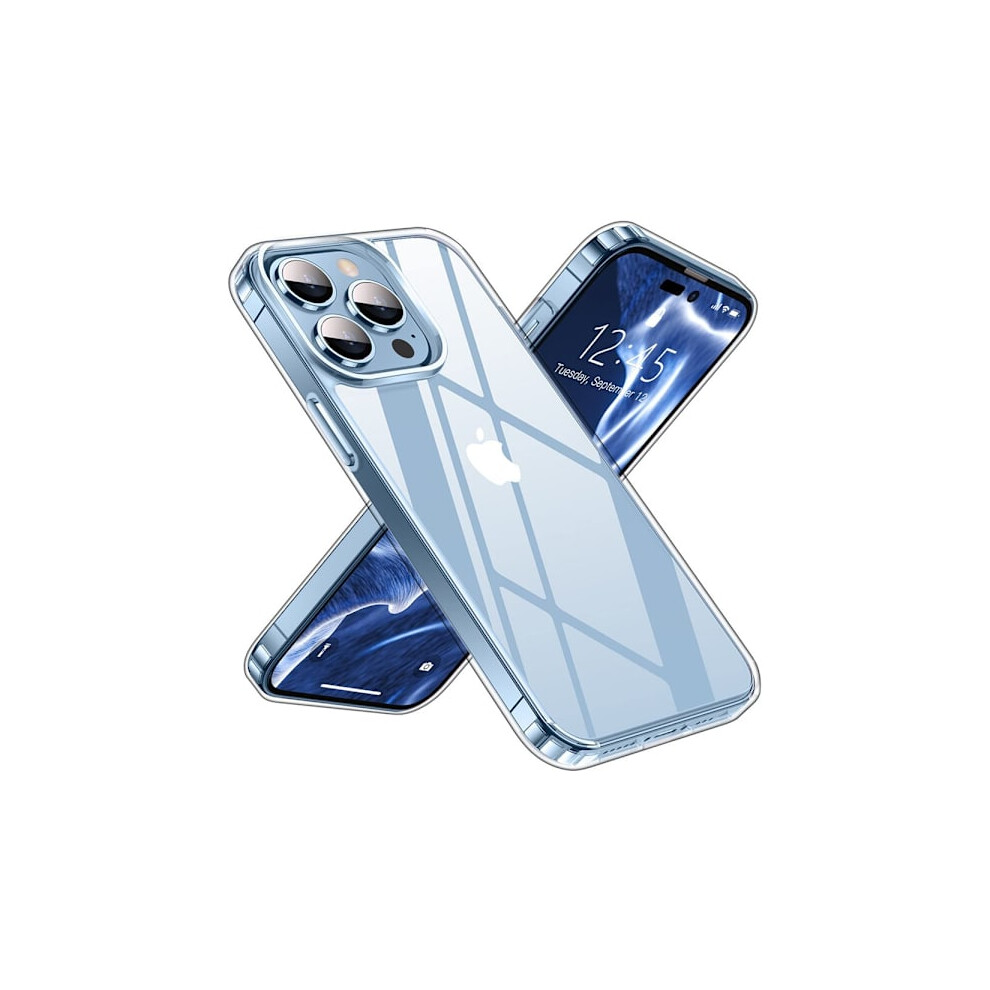 Compatible With Iphone 15 Pro - Transparent Shockproof Silicone Case Protection Transparent 9353595253896
