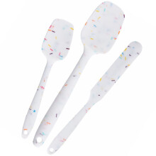 1 Set Silicone Spatula Set Non- Mixing Spatula Cake Scraper Spatulas Mixing Icing Smoother Tools for Butter Pastry