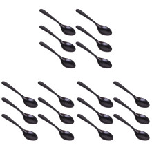 18 PCS Tableware Restaurant Spoon Melamine Coffee Bar Asian Soup Spoons Espresso Accessories
