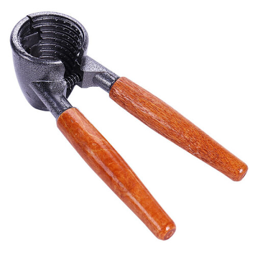 Heavy Duty Nutcracker Pecan Walnut Pliers Opener Tool with Wood HA