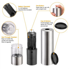 Electric Salt and Pepper Grinder Shaker Automatic Battery Operated Stainless