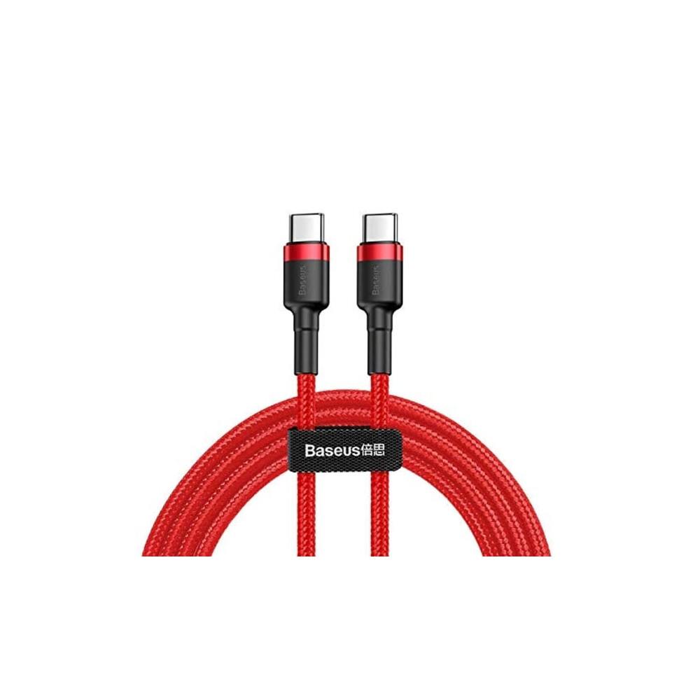 Baseus Cafule Usb-C To Usb-C, Qc 3.0, Usb-C Pd, 3A 1 M - Red 9313598835222