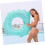 Swim Ring Inflatable Pool Float for Adults Beach Shell Design Easy Inflate 110x100CM 4