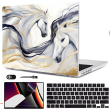 for MacBook Pro 16 inch Case M3 A2991 2023 2022 2021 Model A2485 A2780, Hard Shell Case Screen