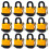 12 Pc Heavy Duty Padlocks 30mm Waterproof Keyed Pad Locks Home Security Durable 1