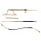 Violin Luthier Tool Kit in Brass Violin Sounding Post Set Sounding Post Installation Tools, Violin Making Rope [DB] Gold 3