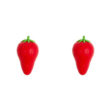 2PCS Big Mac Fruit Carrot Eraser Cute Eraser Clean and Traceless Student Chip Rubber Creative *2PCS