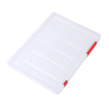 ZENMELE A4 Paper Organizer Magazine Case Paper Holder Case Photo Containers A4 Document Case File Box Paper Storage Container