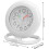 Waterproof Bathroom Clock with Timer, Digital Shower Wall Clock for Kitchen or Home, White 4