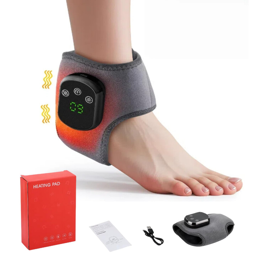 3in1 Cordless Heated Foot Massager with Adjustable Vibration and Heat Therapy for Pain Relief