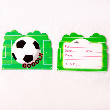 10pcs/lot Kids Girls Favors Kuromi Butterfly Superhero Game Football Pirate Theme Birthday Party Decorations Invitation Cards