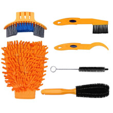 capino Motorcycle Set – Bike Cleaning Tool Package, Durable Bicycle Chain Gears Maintenance Cleaning Brush Kit for All Type Chain Gears
