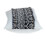 Black And White Patched Throw Pillow 4