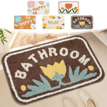 Jacenvly New Kitchen Mats for Floor Soft Bedroom Carpet Thickened Carpet Room Small Carpet Bathroom Carpet Non Slip Carpet Home Decor 15.74*23.62In