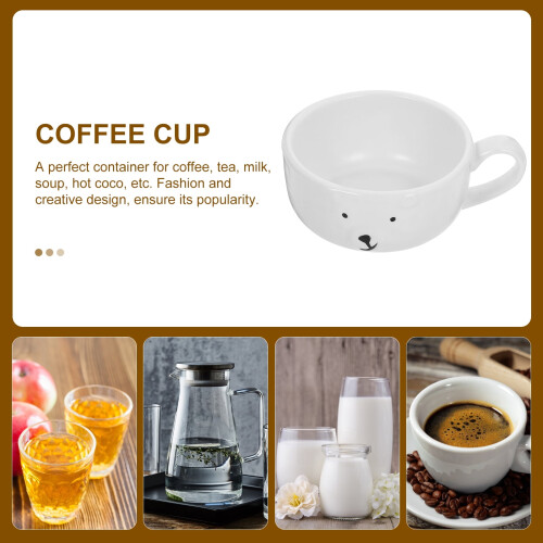 Mug Coffee Cups Espresso Ceramic Latte Cappuccino Drinking For 1