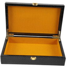 Portable Travel Humidor with Handle PU Leather Cigar Storage Case for Outdoor Use