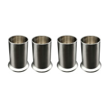 4X Stainless Steel Straw Holder, Counter-Top Straw Dispenser, Cutlery Organizer, Spoons Forks Chopsticks Storage