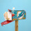 Dolphins Team Mailbox Cover Equipped with magnetic mailbox protective cover mailbox protective cover 4