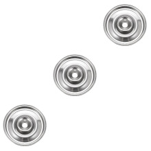 3pcs Stainless Steel Pot Lid Small Pan Lid Saucepan Cover Pots Cover Seasoning Pot Cover Saucepan Lid Small Cookware Lids for Pans Cup 10cm