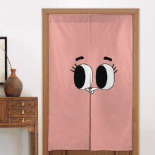 Amazing World of Gumball Door Curtain, 34" W X 56" L, Pattern Print Blackout Privacy Curtain, Room Divider Tapestry Home Decor