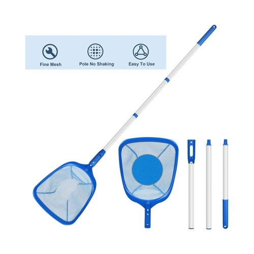 Pool Filter with Telescoping Aluminum Pole and Nylon Medium Fine Mesh 1